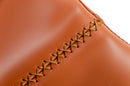 Modrest Hiawatha - Modern Cognac Eco-Leather Dining Chair