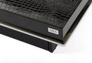 A&X Horizon - Modern Crocodile Coffee Table w/ Pull Out Squares