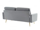 Divani Casa Huffine - Modern Fabric Sofa