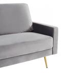 Divani Casa Huffine - Modern Fabric Sofa