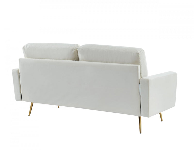 Divani Casa Huffine - Modern Fabric Sofa