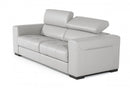 Coronelli Collezioni Icon - Modern Italian Grey Leather Sofa Bed