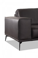 Accenti Italia Darwin - Italian Modern Dark Brown Leather Sofa