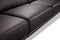 Accenti Italia Darwin - Italian Modern Dark Brown Leather Sofa