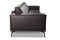 Accenti Italia Darwin - Italian Modern Dark Brown Leather Sofa