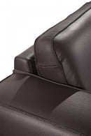 Accenti Italia Darwin - Italian Modern Dark Brown Leather Sofa