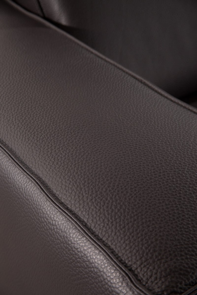 Accenti Italia Darwin - Italian Modern Dark Brown Leather Sofa