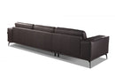 Accenti Italia Darwin - Italian Modern Dark Brown Leather Sofa