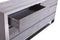 Modrest Arlene Modern Grey Elm & Stainless Steel Bedroom Set