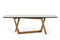Modrest James - Contemporary Walnut & White Dining Table