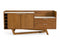 Modrest James - Contemporary Walnut & White Buffet