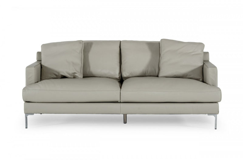 Divani Casa Janina - Modern Leather Sofa