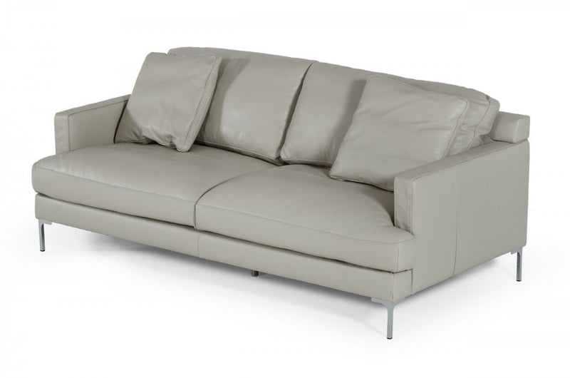 Divani Casa Janina - Modern Leather Sofa