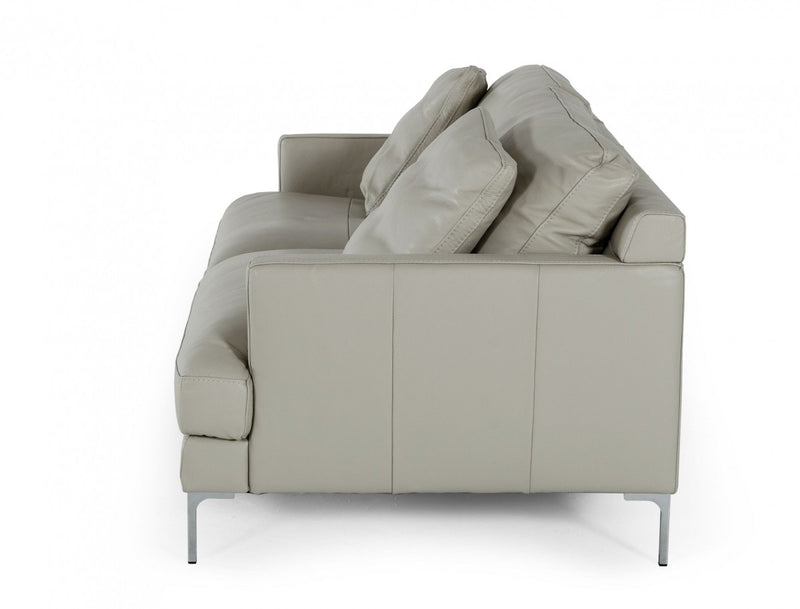 Divani Casa Janina - Modern Leather Sofa