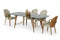 Modrest Kipling - Modern Smoked Glass & Walnut Large Dining Table