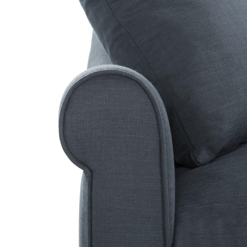 Fraiser Navy Linen Sofa