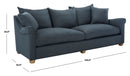 Fraiser Navy Linen Sofa