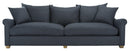 Fraiser Navy Linen Sofa