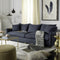 Fraiser Navy Linen Sofa