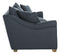 Fraiser Navy Linen Sofa