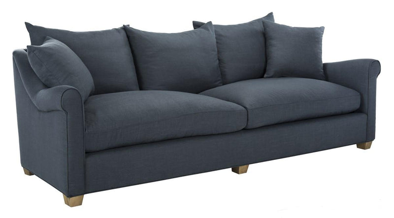 Fraiser Navy Linen Sofa