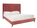 Tsarina Dusty Rose Velvet Tufted Bed
