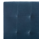 Tsarina Dusty Blue Velvet Tufted Bed