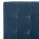 Tsarina Dusty Blue Velvet Tufted Bed