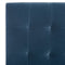 Tsarina Dusty Blue Velvet Tufted Bed