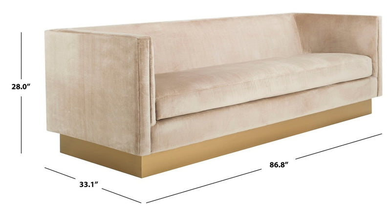 Marquette Velvet Sofa