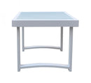 Renava Tampa Outdoor Blue & White Sun Bed & End Table Set