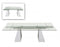 Modrest Latrobe - Modern Extendable Quartz Stone & Glass Dining Table