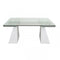 Modrest Latrobe - Modern Extendable Quartz Stone & Glass Dining Table