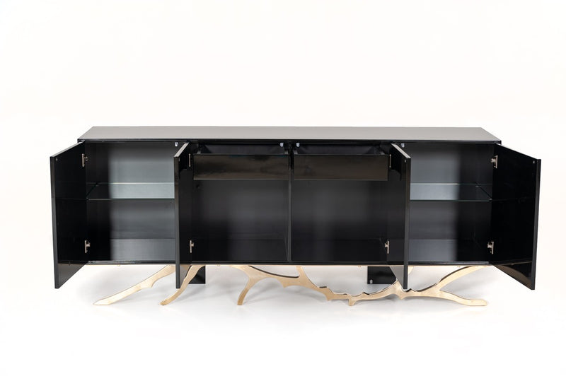 Modrest Legend Modern Black & Gold Buffet