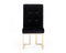 Modrest Legend - Modern Black & Rosegold Dining Chair (Set of 2)