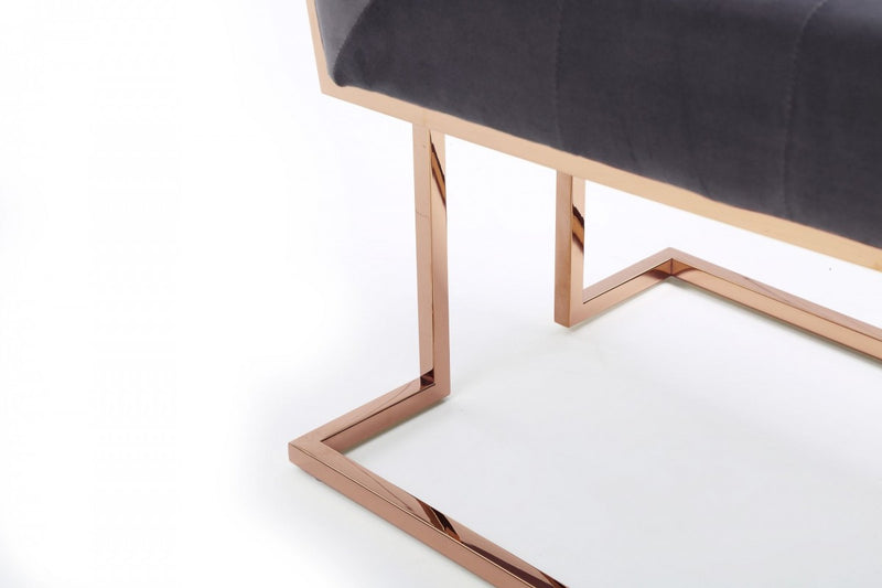 Modrest Legend - Modern Rosegold Dining Chair (Set of 2)