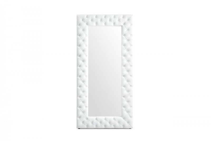 Modrest Legend - Transitional Velvet Floor Mirror