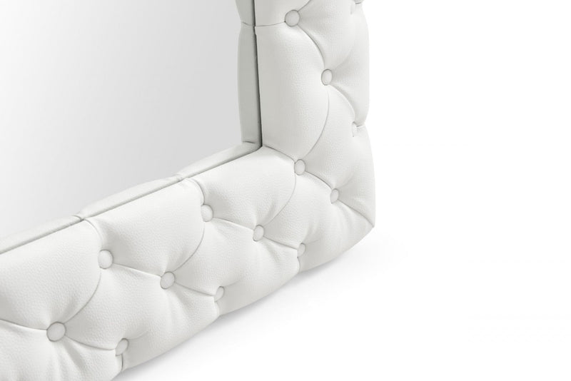 Modrest Legend - Transitional Velvet Floor Mirror