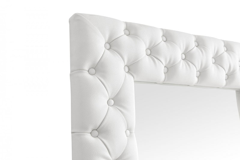Modrest Legend - Transitional Velvet Floor Mirror