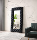 Modrest Legend - Transitional Velvet Floor Mirror