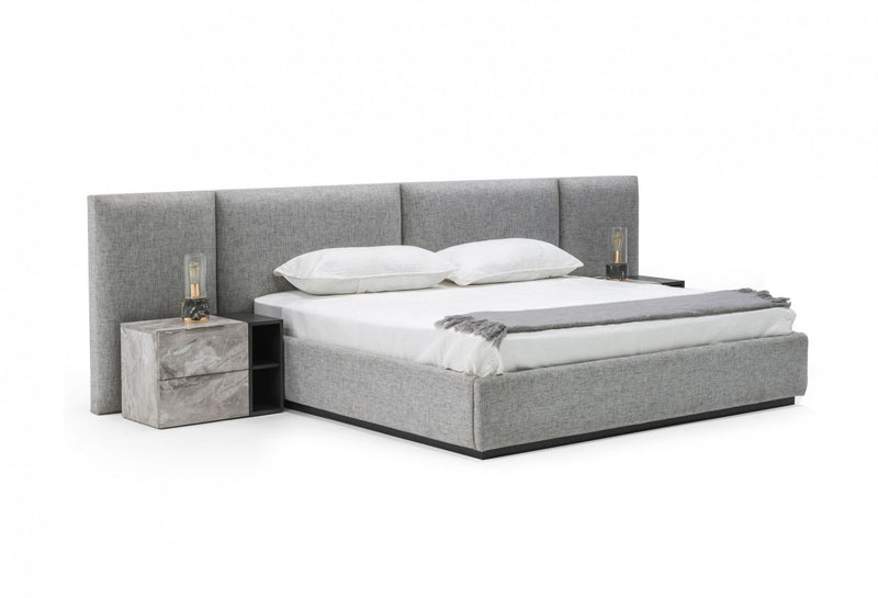 Nova Domus Maranello - Modern Grey Bed