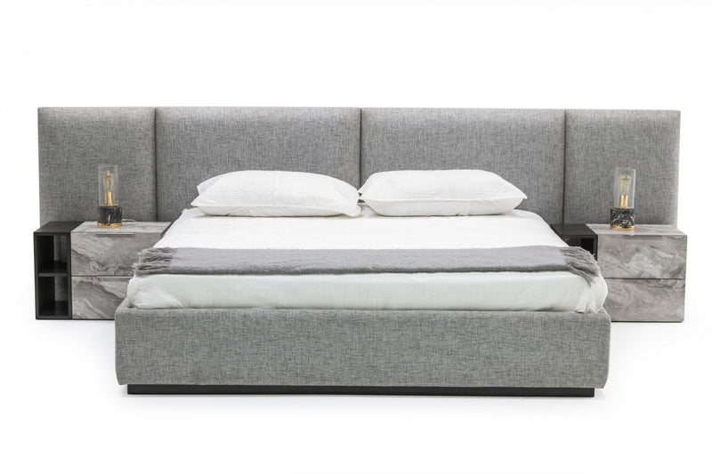 Nova Domus Maranello - Modern Grey Bed