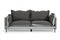 Divani Casa Mars - Modern Grey & Dark Grey Fabric Sofa