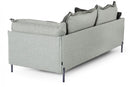 Divani Casa Mars - Modern Grey & Dark Grey Fabric Sofa