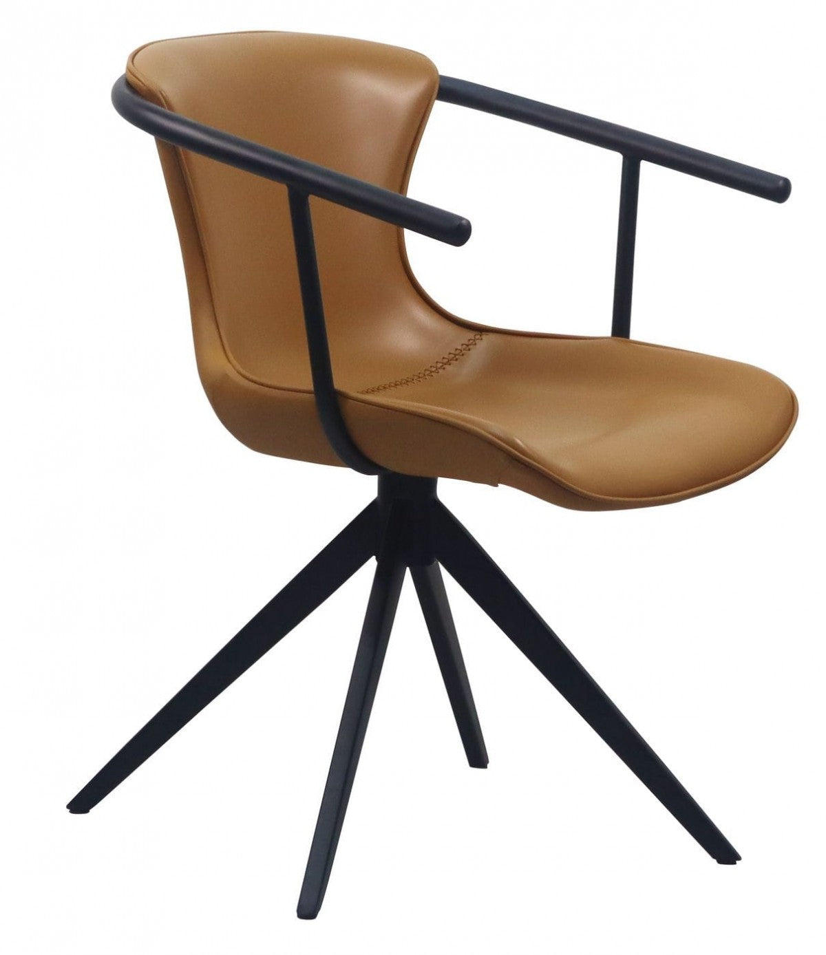 Modrest Maureen - Modern Camel Black Dining Chair