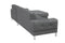 Divani Casa Forli - Modern Grey Fabric Right Facing Sectional Sofa