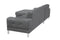 Divani Casa Forli - Modern Grey Fabric Left Facing Sectional Sofa