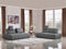 Divani Casa Edgar - Modern Grey Fabric Modular Sectional Sofa
