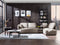 Divani Casa - Polson Modern Light Grey Fabric Modular Sectional Sofa Bed
