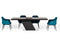 Modrest Wilson Modern Velvet & Black Dining Chair